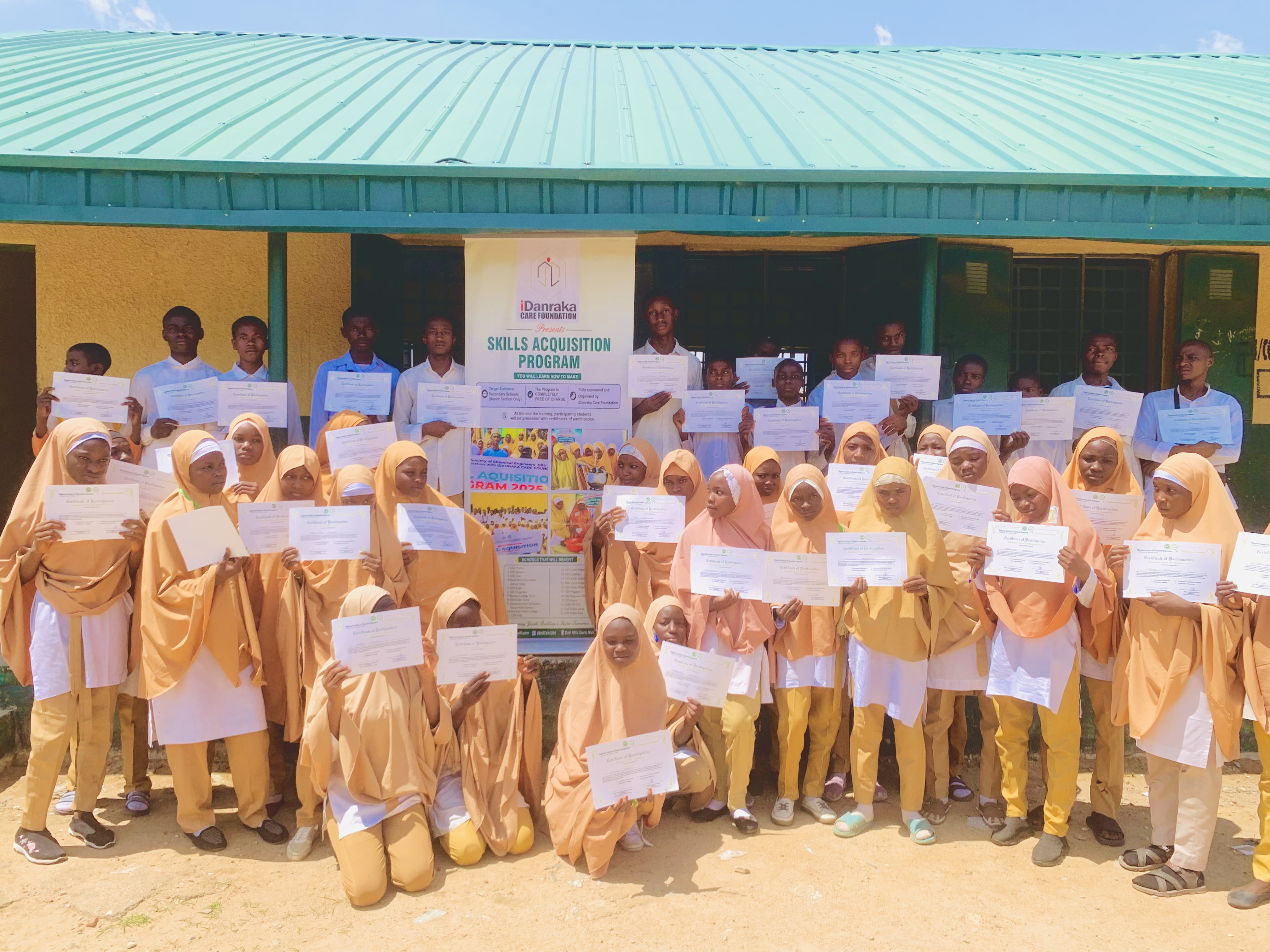 iDanraka Care Foundation Extends Skills Acquisition Program to GSS Kofan Doka (Yan Dussa)