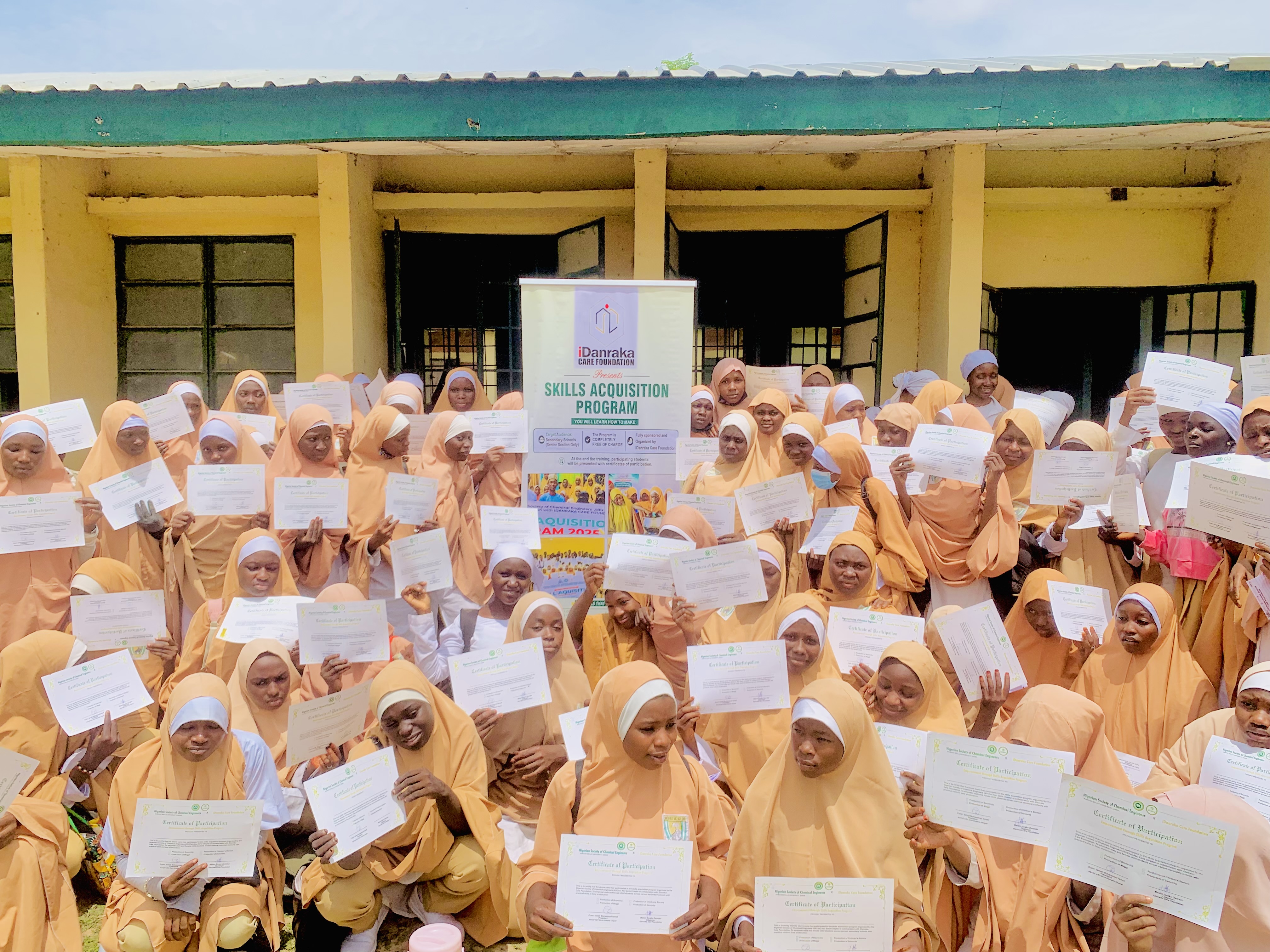 iDanraka Care Foundation Concludes Third Round of Skills Acquisition Program at GGSS Samaru
