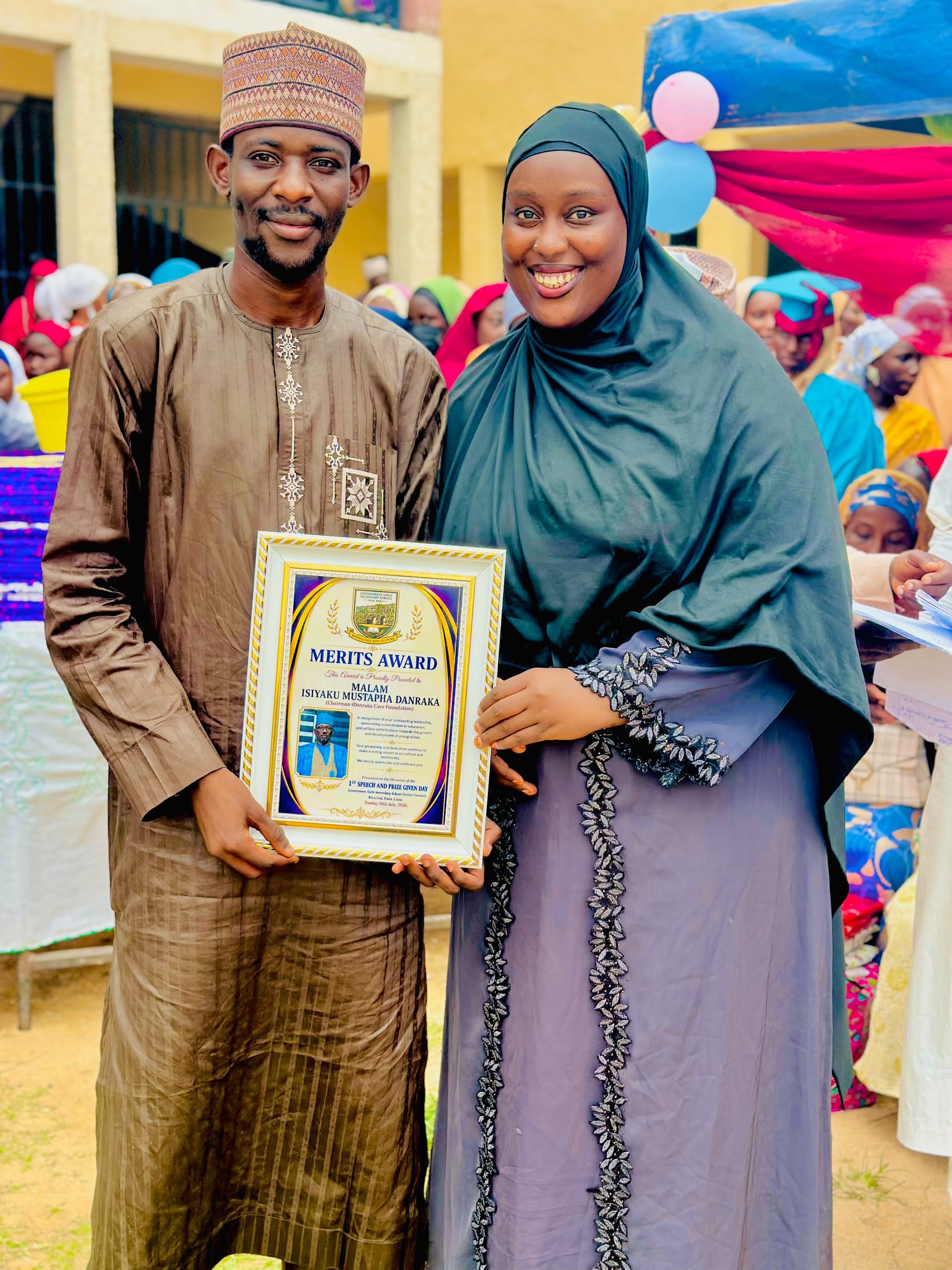 Malam Isyaku Danraka Receives Two Merit Awards in Recognition of His Service to Education and Humanity