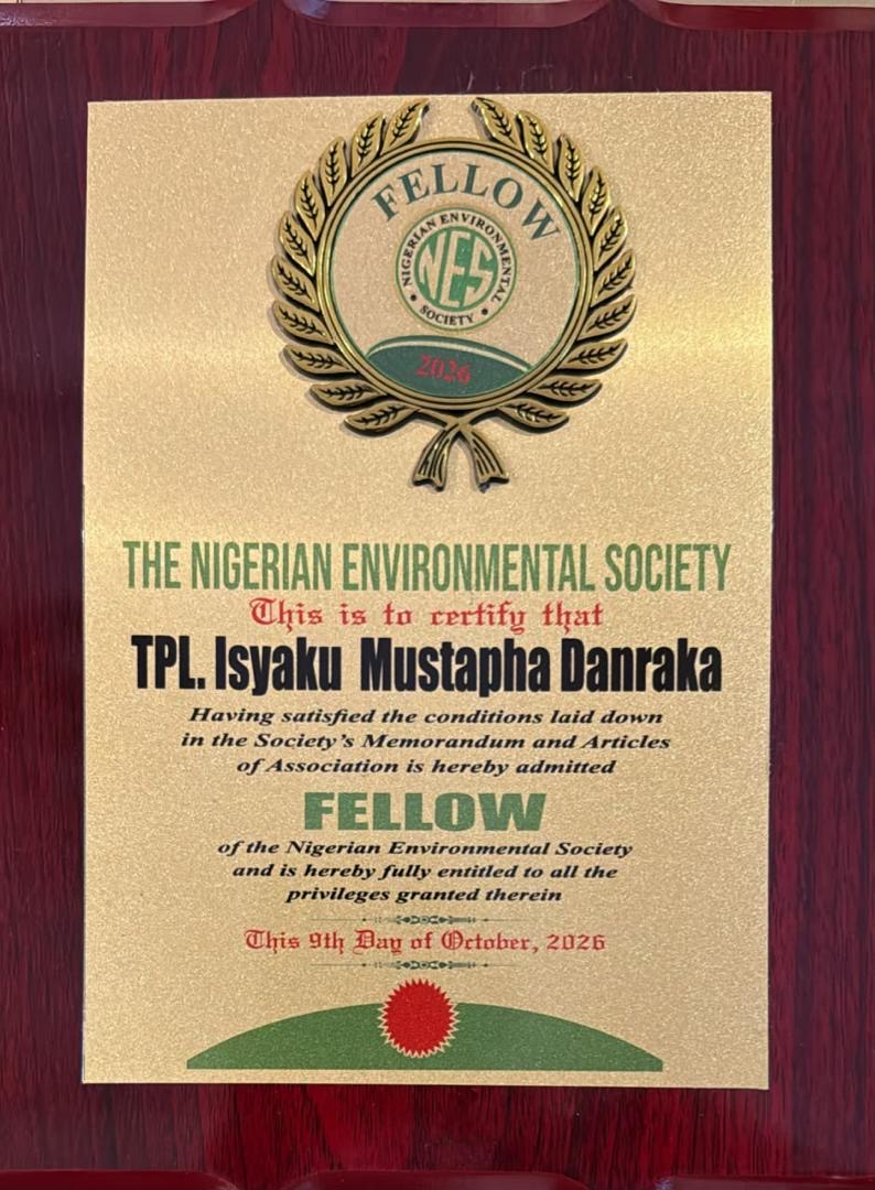 🏆 iDANRAKA CARE FOUNDATION CELEBRATES CHAIRMAN ON HIS ADMISSION AS A FELLOW OF NES